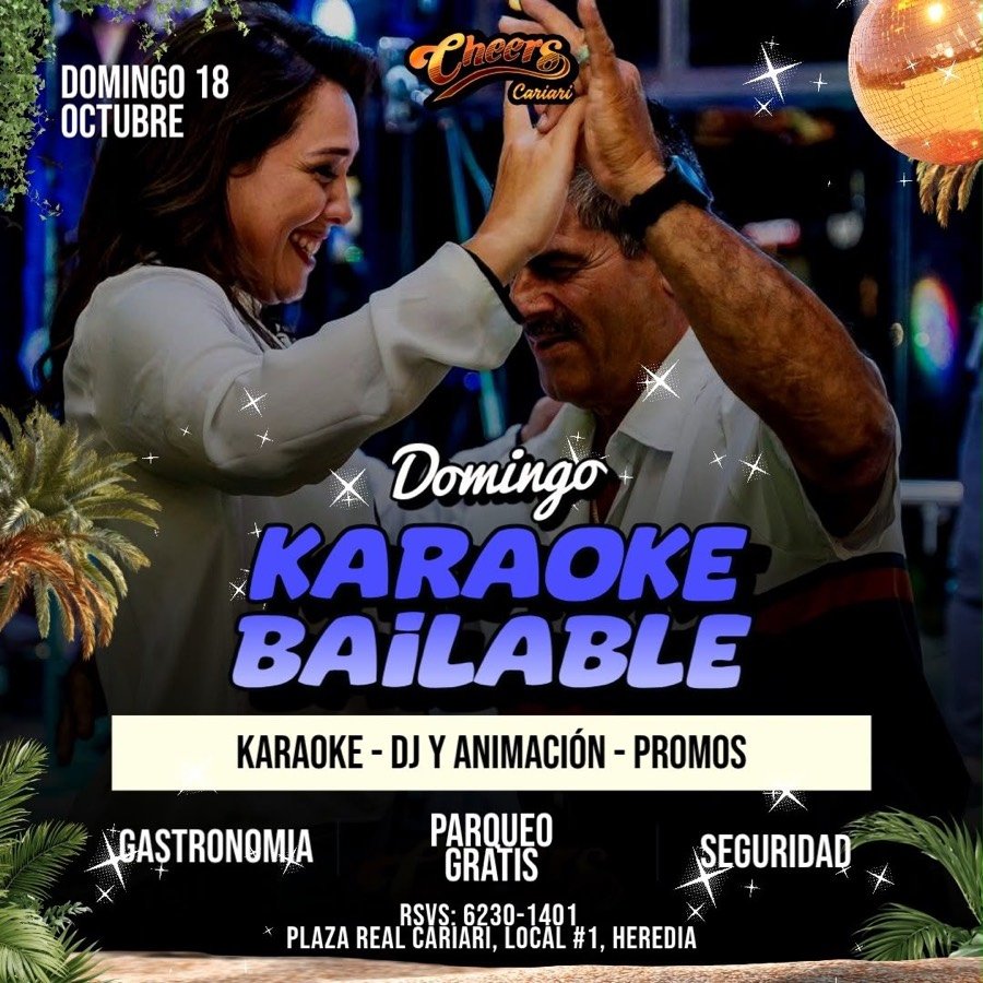 Domingo Karaoke Bailable — Cheers Cariari
