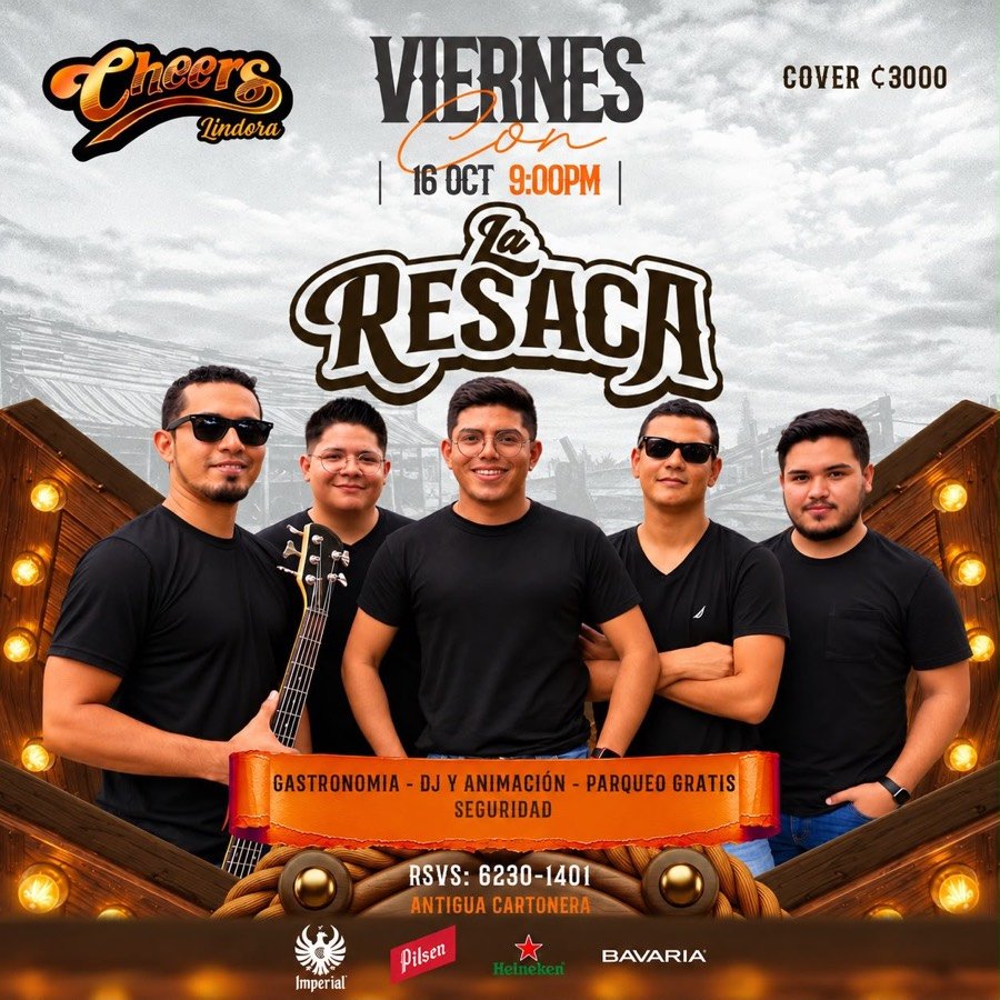 Viernes la Resaca — Cheers Lindora