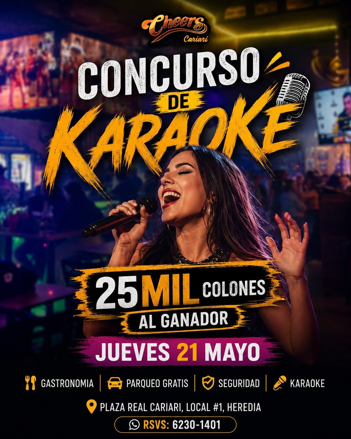 Karaoke contest on May 21