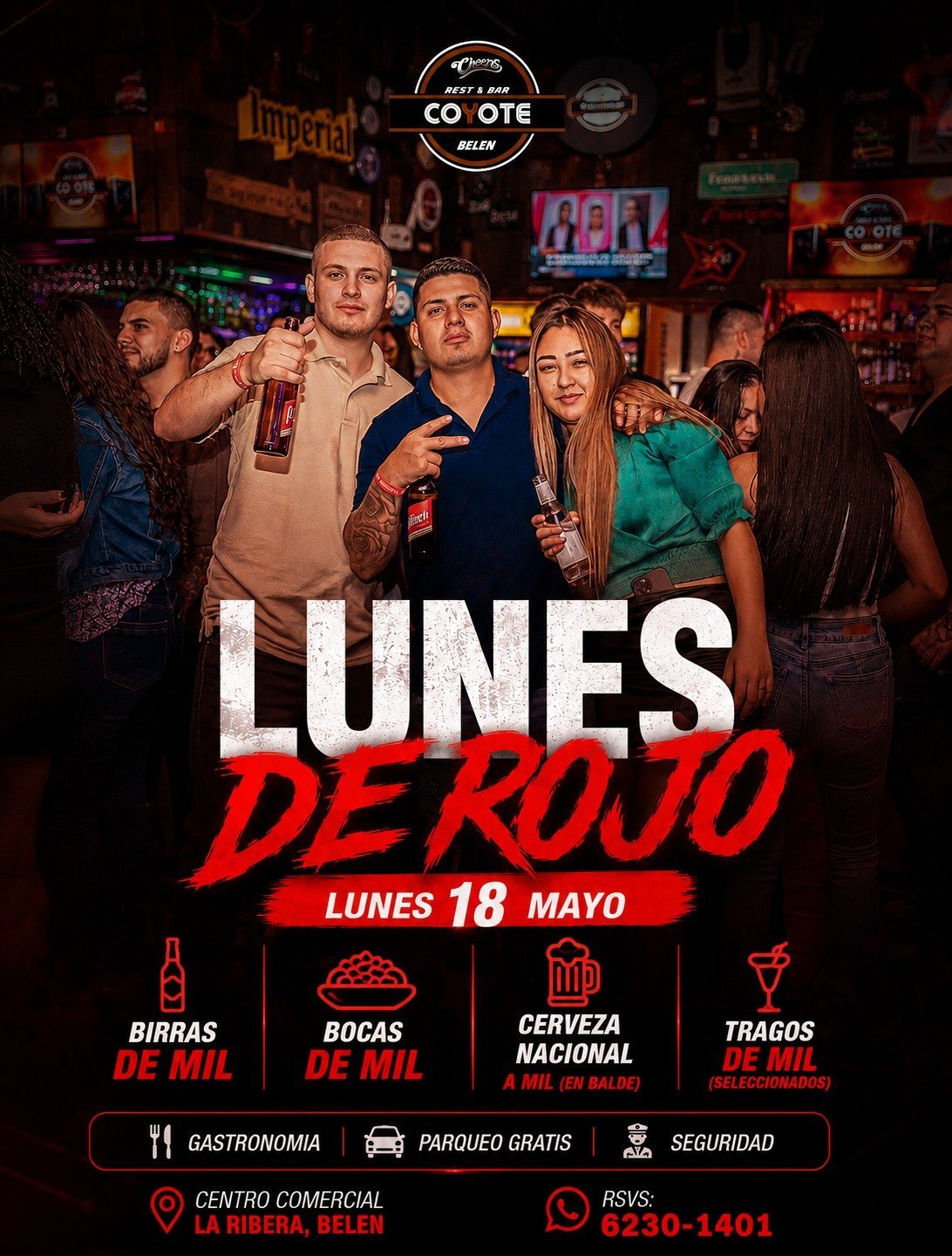 Lunes de Rojo on May 18