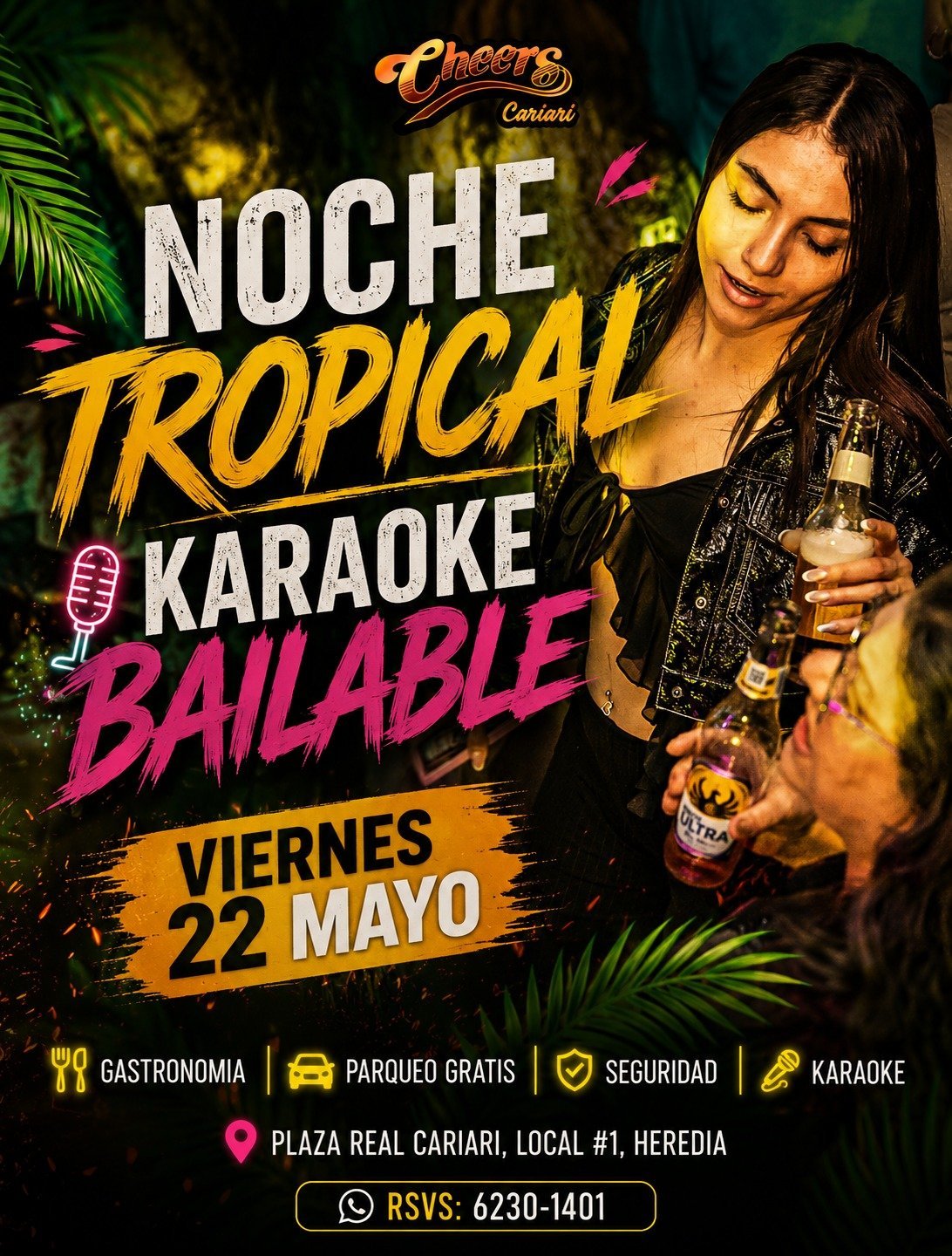Tropical karaoke on Friday May 22