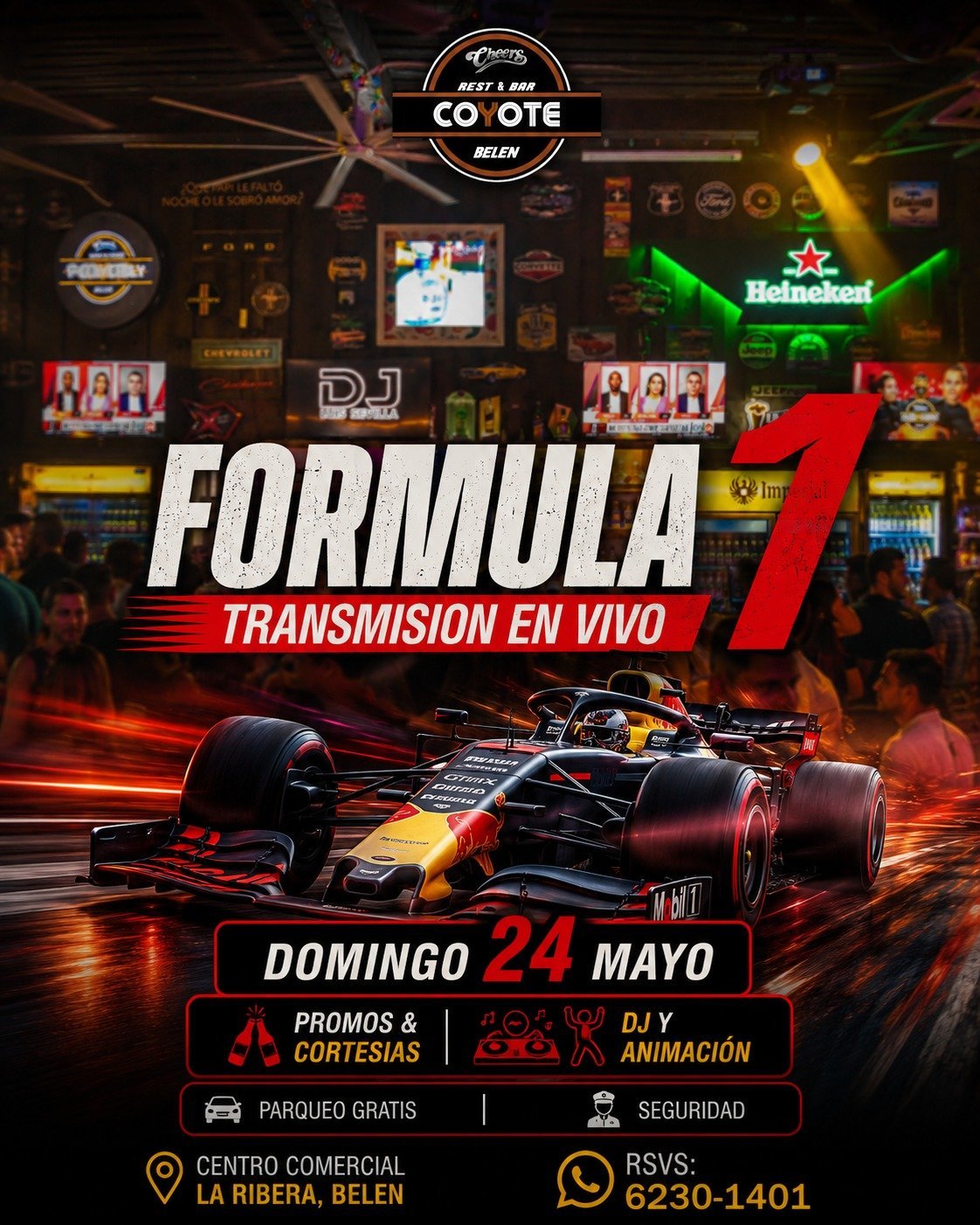 Formula 1 on Sunday May 24