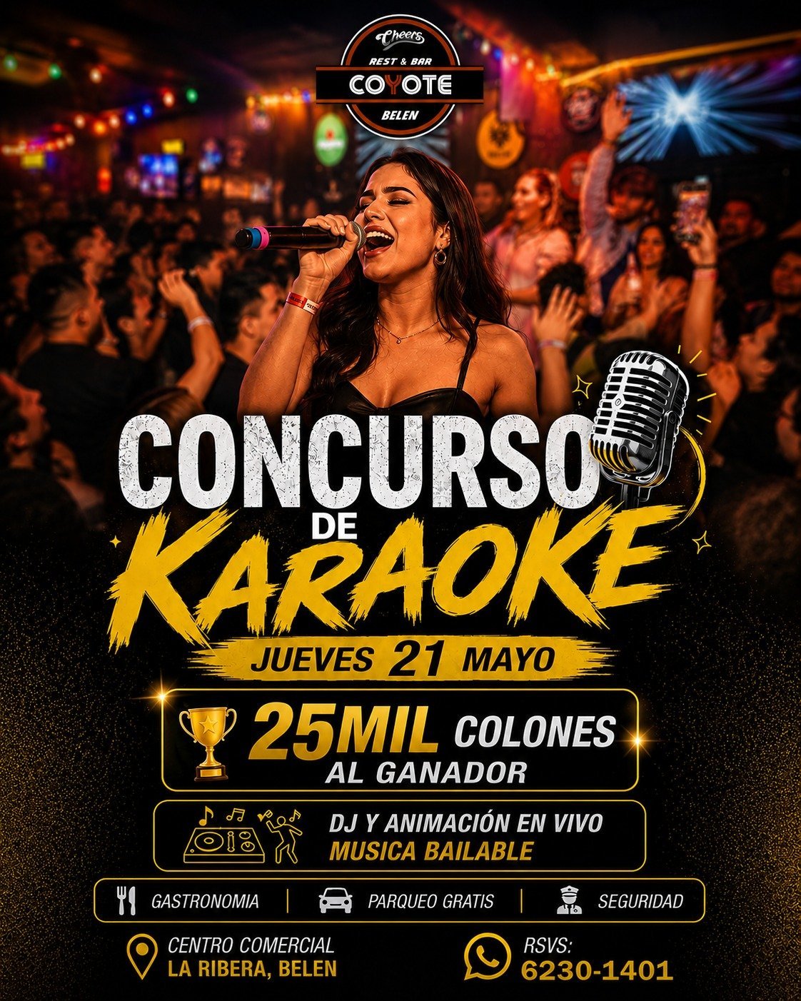 Karaoke competition on May 21