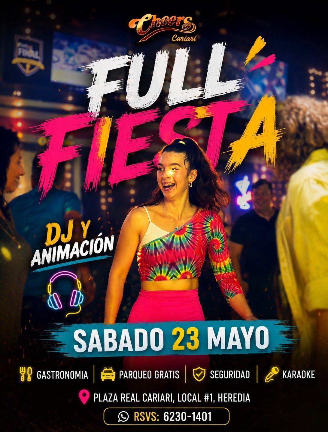 Full Fiesta party on Saturday May 23